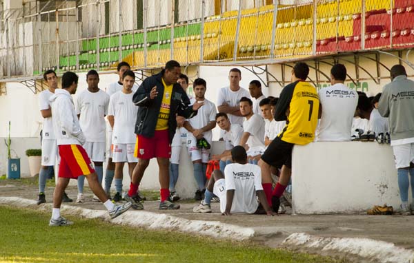 Géverton em sua primeira passagem pelo Farrapo, em 2007 (foto: Divulgação)