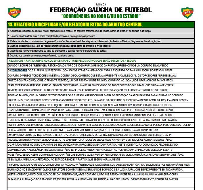 sumula brasil inter