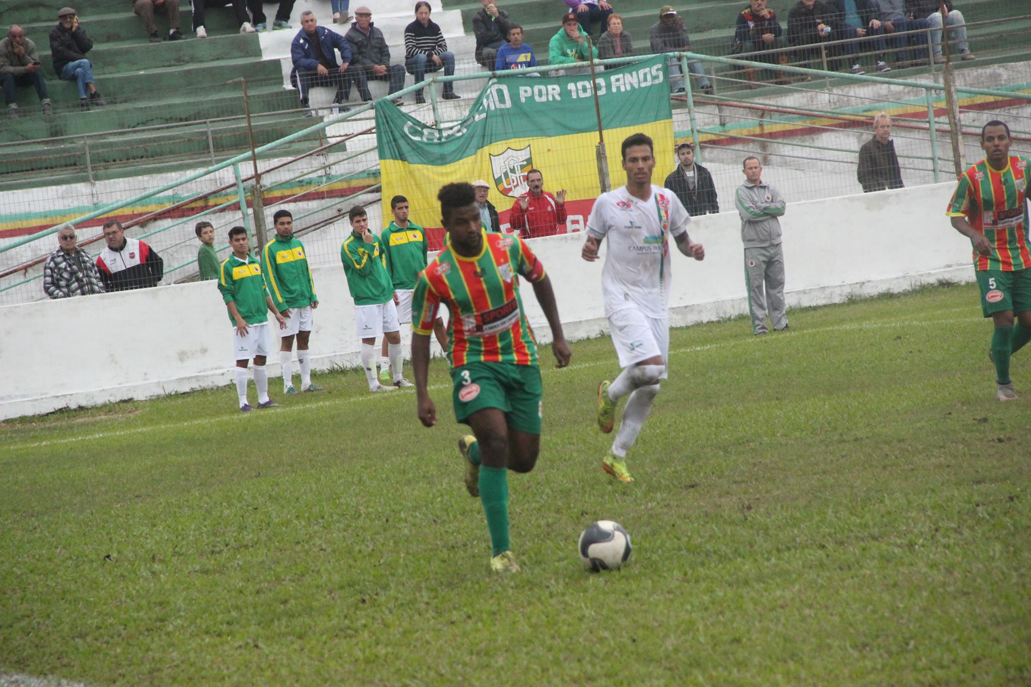 Fuca em ação contra o Rio Grande, em 2016 (Foto: Vitor Azocar/Rede Esportiva)